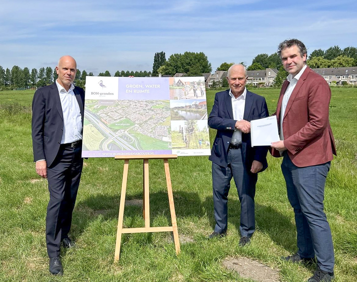 Ondertekening intentieovereenkomst Bon-gronden